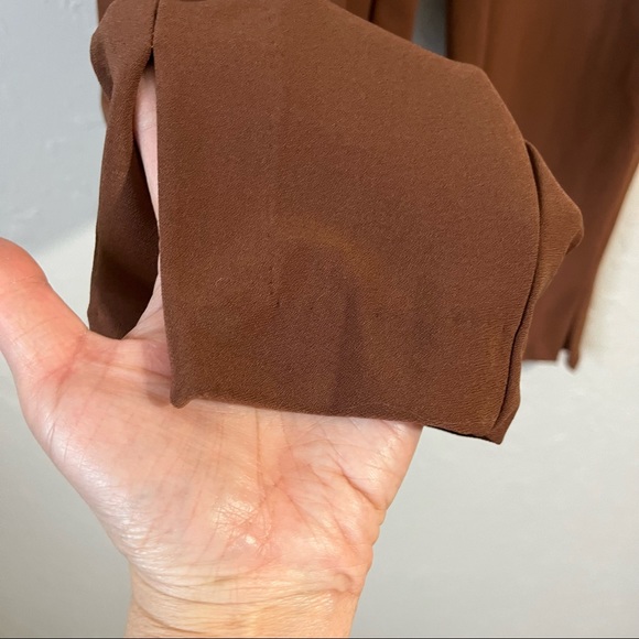 Joie High Waist Drawstring Pants Brown XS - Picture 6 of 11